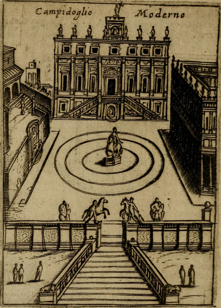 An illustration from Ritratto di Roma moderna, 1638, leaf 431