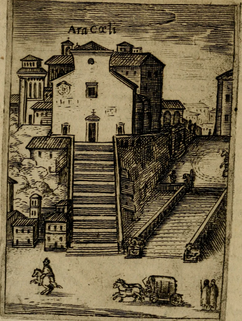 An illustration from Ritratto di Roma moderna, 1638, leaf 437