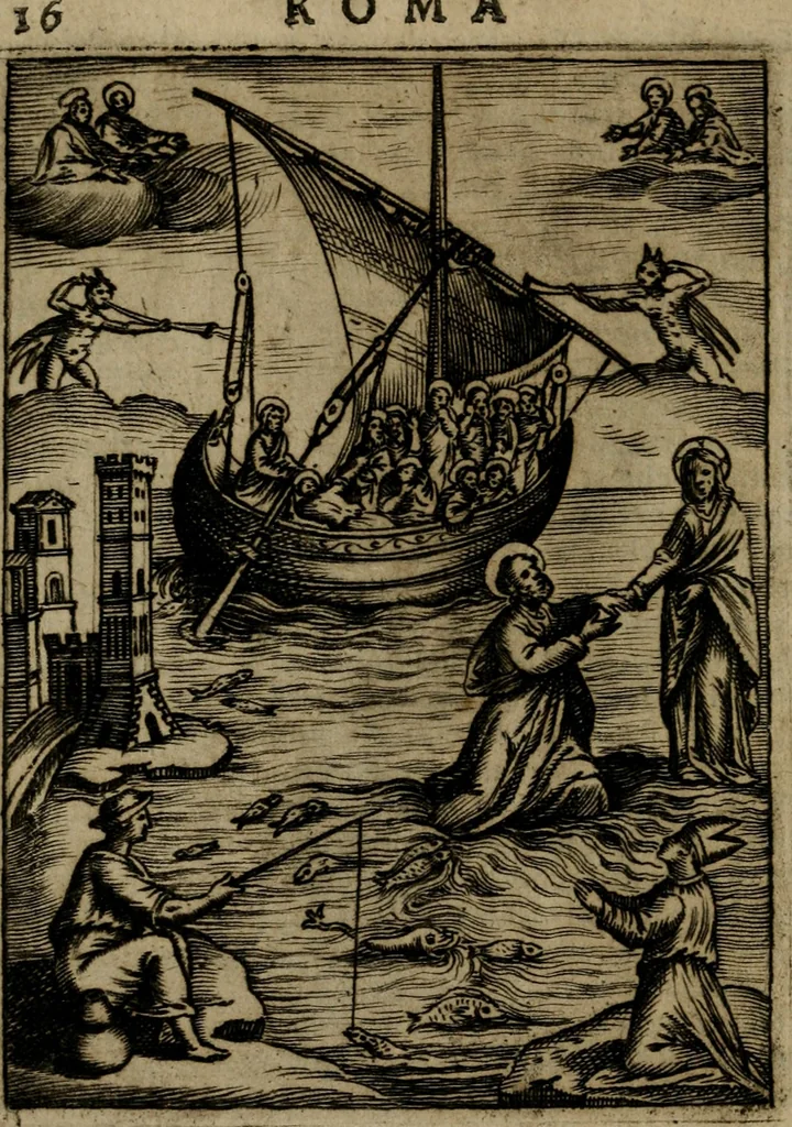 An illustration from Ritratto di Roma moderna, 1638, leaf 45