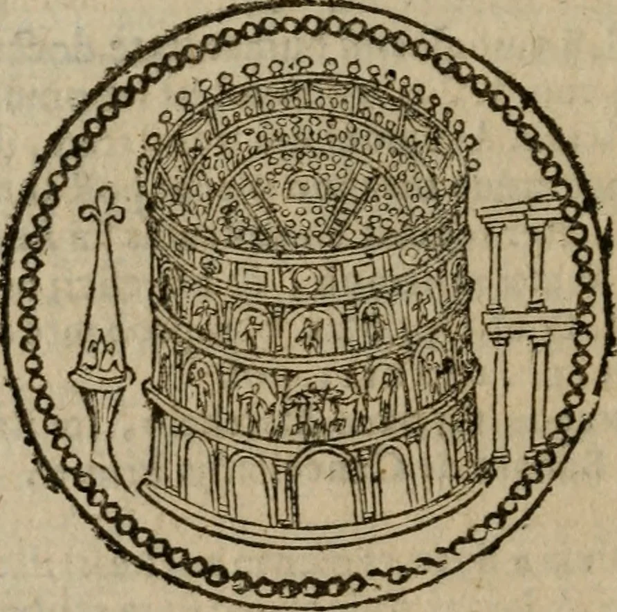 An illustration from Ritratto di Roma moderna, 1638, leaf 463