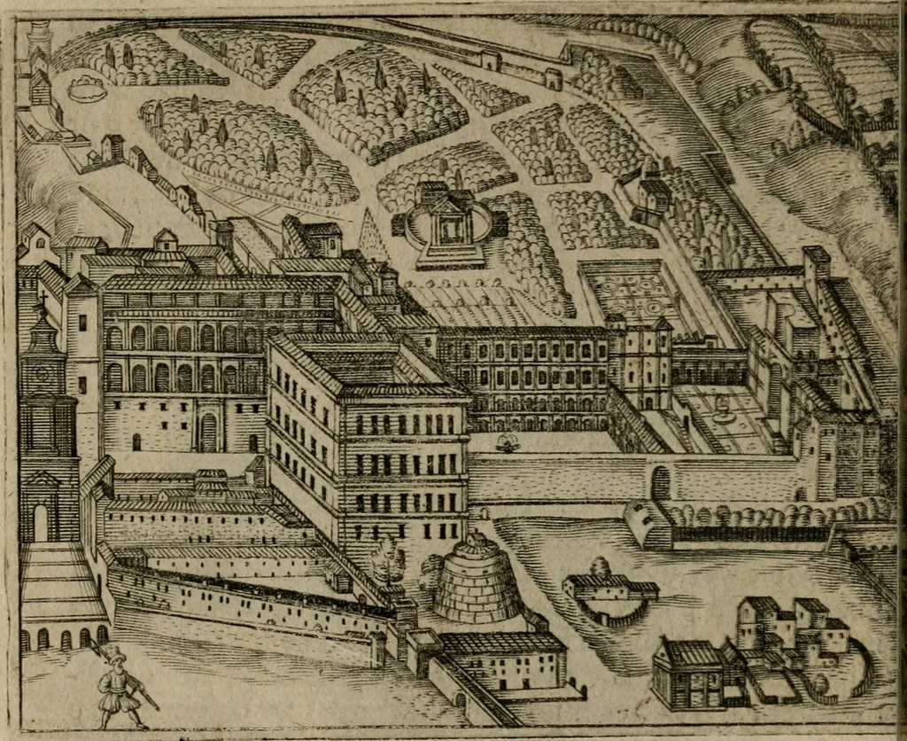 An illustration from Ritratto di Roma moderna, 1638, leaf 47