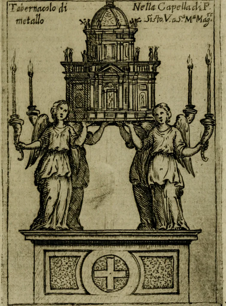An illustration from Ritratto di Roma moderna, 1638, leaf 518