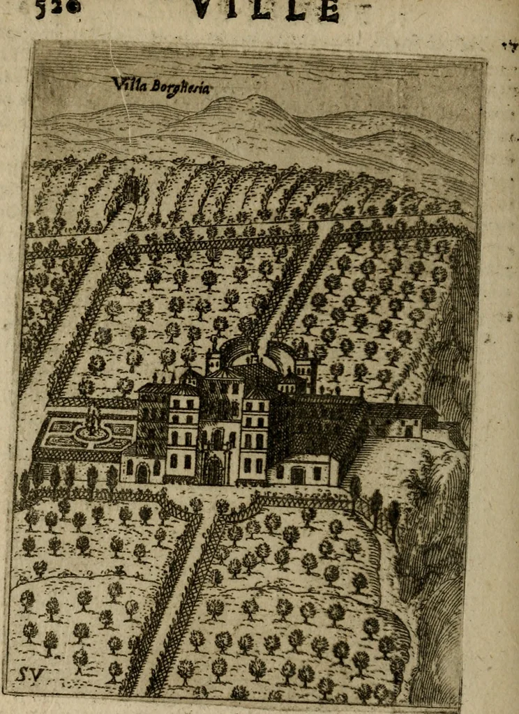 An illustration from Ritratto di Roma moderna, 1638, leaf 549