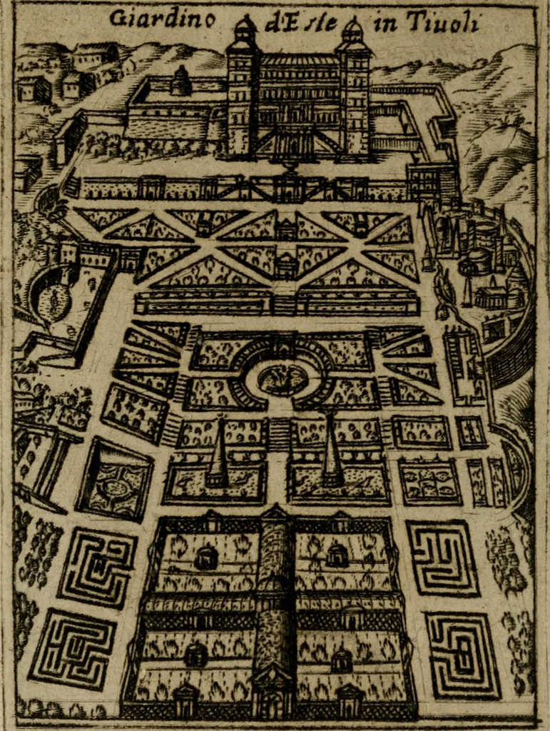 An illustration from Ritratto di Roma moderna, 1638, leaf 553