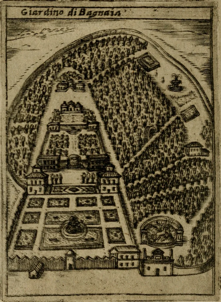 An illustration from Ritratto di Roma moderna, 1638, leaf 557
