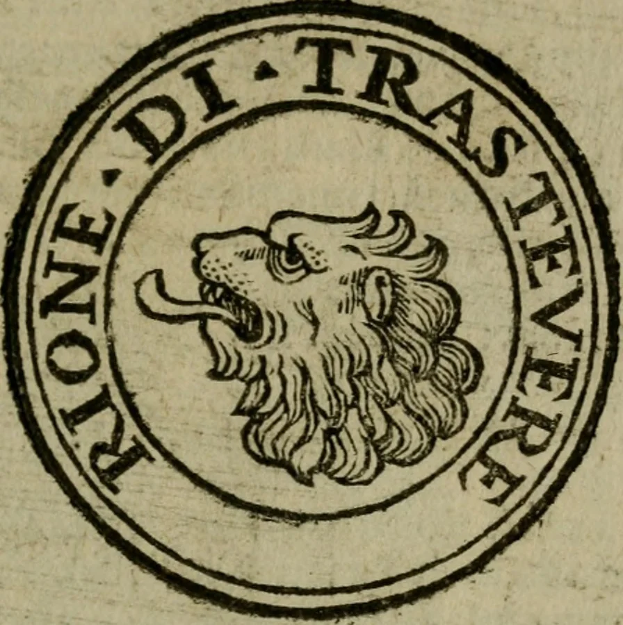 An illustration from Ritratto di Roma moderna, 1638, leaf 74