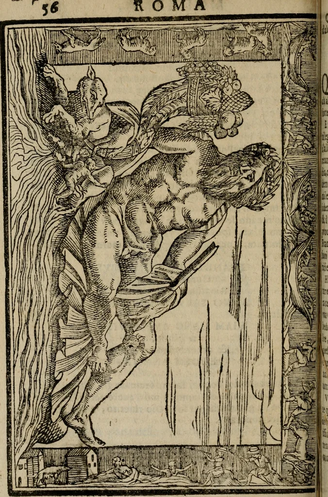 An illustration from Ritratto di Roma moderna, 1638, leaf 85