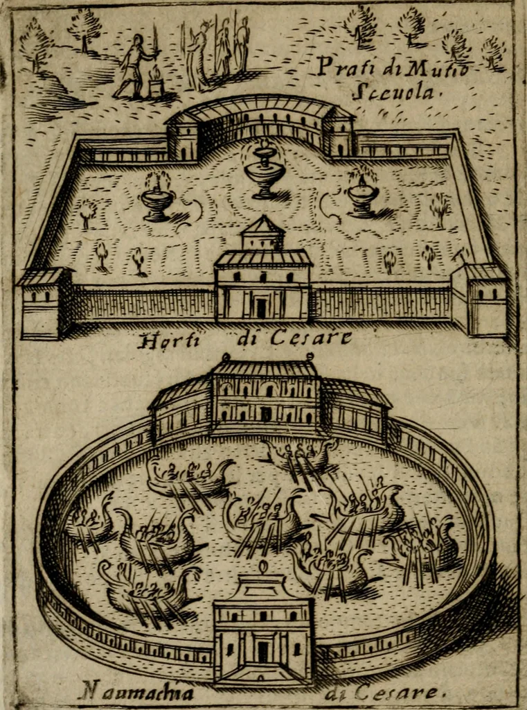 An illustration from Ritratto di Roma moderna, 1638, leaf 91