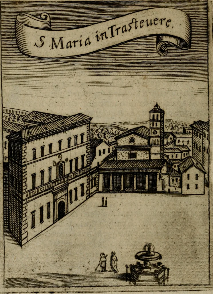 An illustration from Ritratto di Roma moderna, 1638, leaf 93
