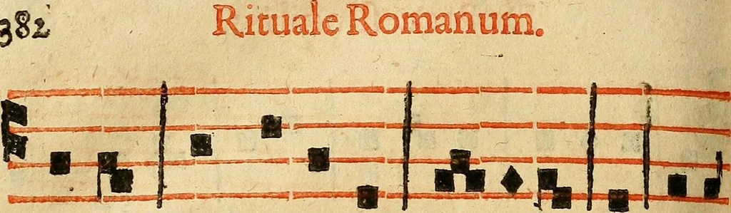 An illustration from Rituale Romanum Pauli V. Pont. Max. iussu editum, 1623, leaf 373