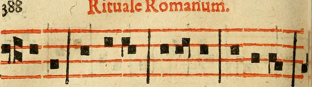 An illustration from Rituale Romanum Pauli V. Pont. Max. iussu editum, 1623, leaf 379