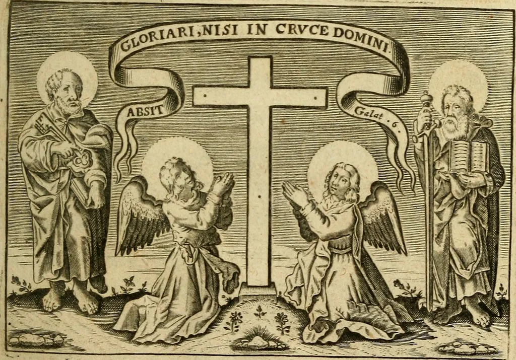 An illustration from Rituale Romanum Pauli V. Pont. Max. iussu editum, 1623, leaf 6