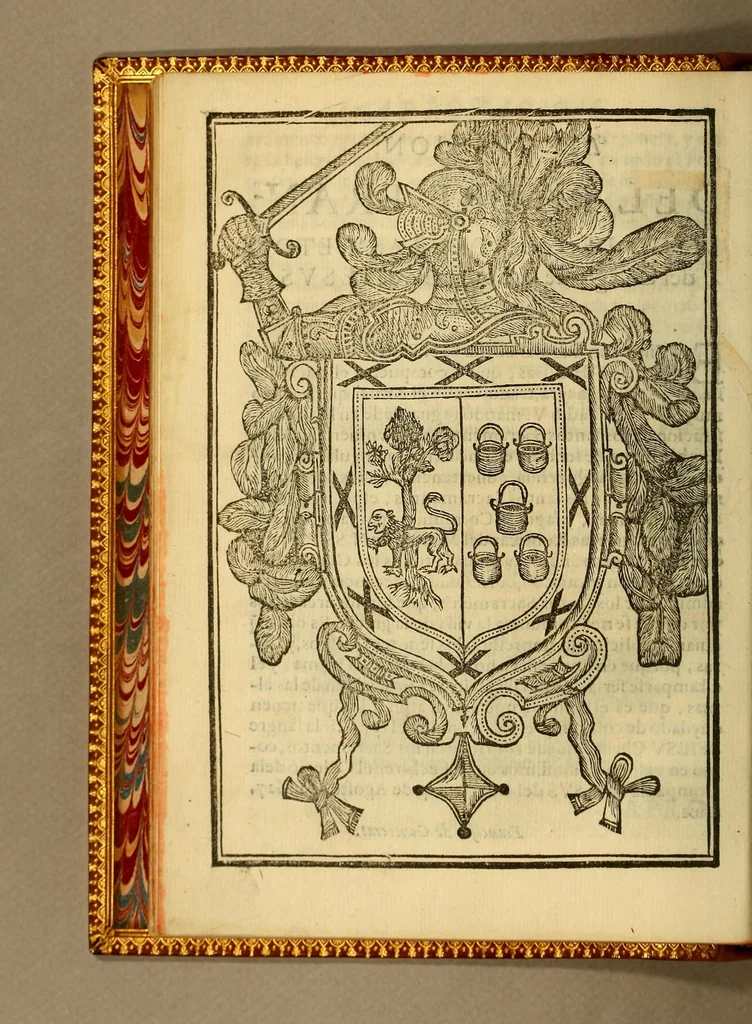 An illustration from Ritual formulario, e institucion de curas, para administrar a los naturales de este reyno, los santos sacramentos del baptismo, confirmacion, eucaristia, y viatico, penitencia, extremauncion, y matrimonio, : con aduertencias muy necessarias. Por el bachiller Iuan Perez Bocanegra, presbitero, en la lengua quechua general: examinador en ella, y en la aymara, en este obispado. Beneficiado propietario del pueblo de San Pedro de Antahuaylla la chica., 1631, leaf 22