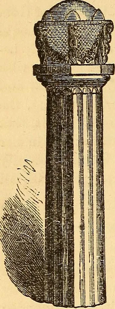 An illustration from Rituals of freemasonry: comprising the degrees of Entered apprentice, Fellow craft, and Master mason, in the lodge;, 1870, leaf 117