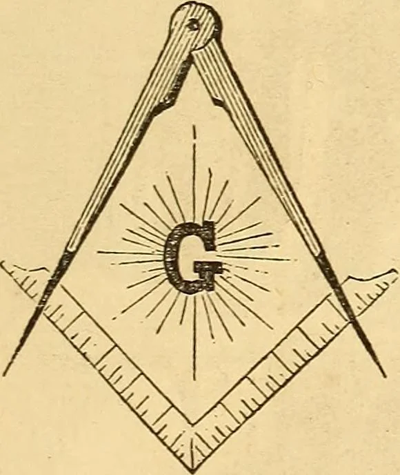 An illustration from Rituals of freemasonry: comprising the degrees of Entered apprentice, Fellow craft, and Master mason, in the lodge;, 1870, leaf 164