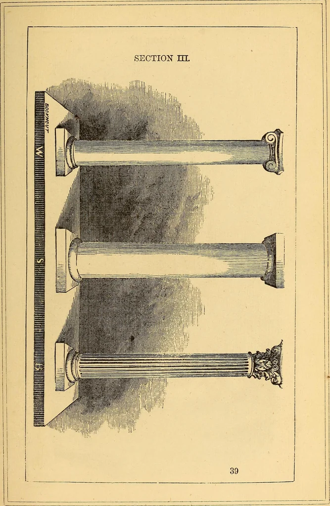 An illustration from Rituals of freemasonry: comprising the degrees of Entered apprentice, Fellow craft, and Master mason, in the lodge;, 1870, leaf 38