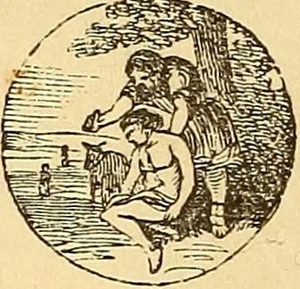 An illustration from Rituals of freemasonry: comprising the degrees of Entered apprentice, Fellow craft, and Master mason, in the lodge;, 1870, leaf 43