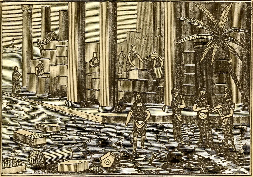 An illustration from Rituals of freemasonry: comprising the degrees of Entered apprentice, Fellow craft, and Master mason, in the lodge;, 1870, leaf 442