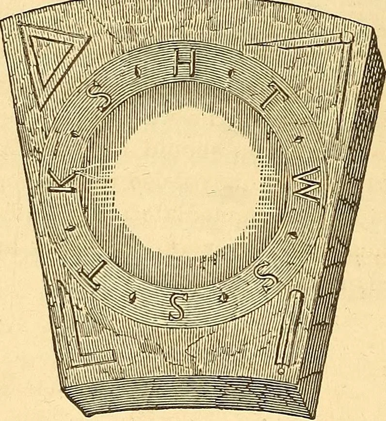 An illustration from Rituals of freemasonry: comprising the degrees of Entered apprentice, Fellow craft, and Master mason, in the lodge;, 1870, leaf 455