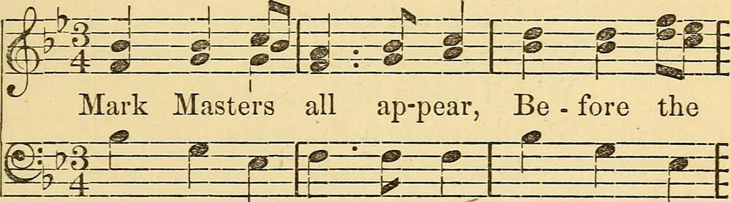An illustration from Rituals of freemasonry: comprising the degrees of Entered apprentice, Fellow craft, and Master mason, in the lodge;, 1870, leaf 462
