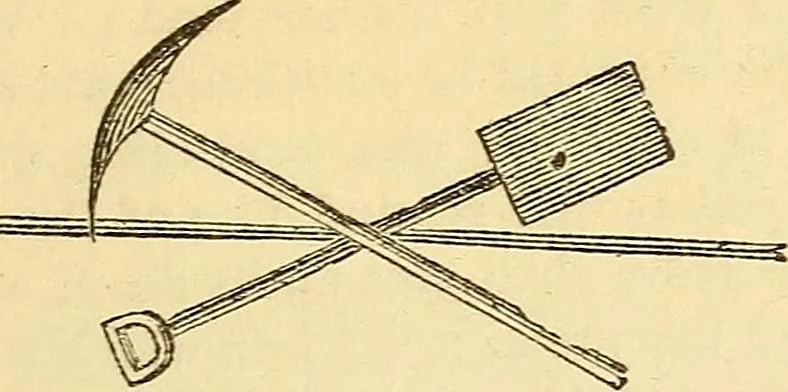 An illustration from Rituals of freemasonry: comprising the degrees of Entered apprentice, Fellow craft, and Master mason, in the lodge;, 1870, leaf 554