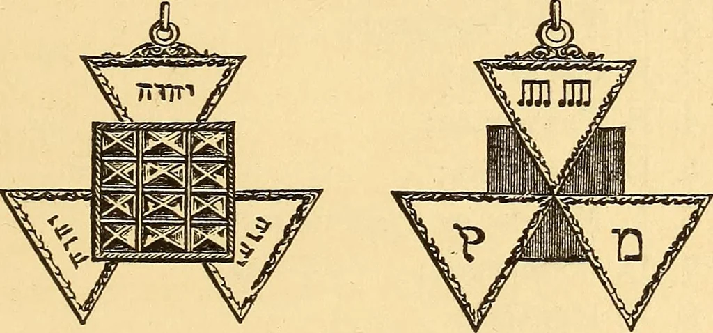 An illustration from Rituals of freemasonry: comprising the degrees of Entered apprentice, Fellow craft, and Master mason, in the lodge;, 1870, leaf 598