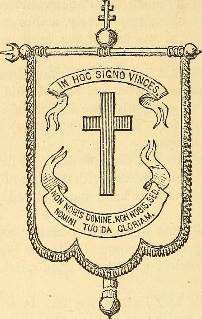 An illustration from Rituals of freemasonry: comprising the degrees of Entered apprentice, Fellow craft, and Master mason, in the lodge;, 1870, leaf 685