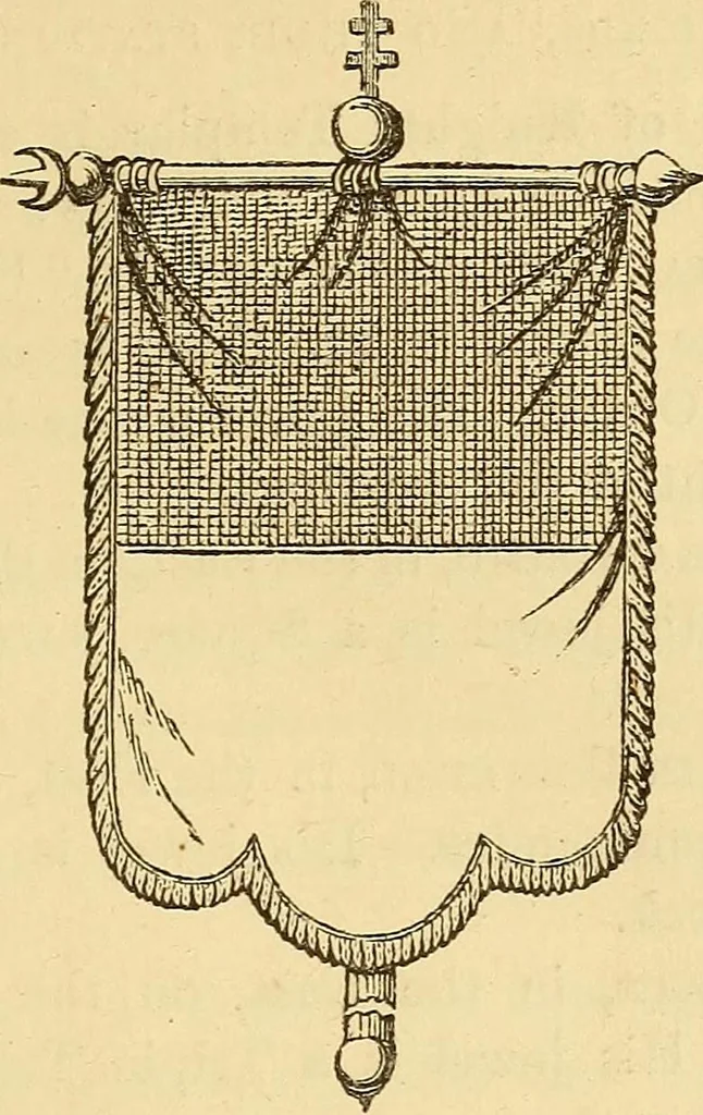 An illustration from Rituals of freemasonry: comprising the degrees of Entered apprentice, Fellow craft, and Master mason, in the lodge;, 1870, leaf 686
