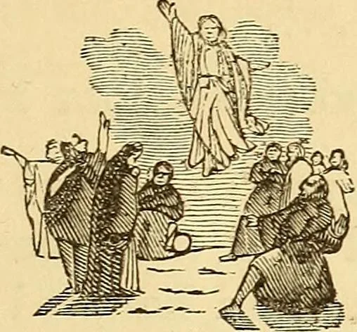 An illustration from Rituals of freemasonry: comprising the degrees of Entered apprentice, Fellow craft, and Master mason, in the lodge;, 1870, leaf 698