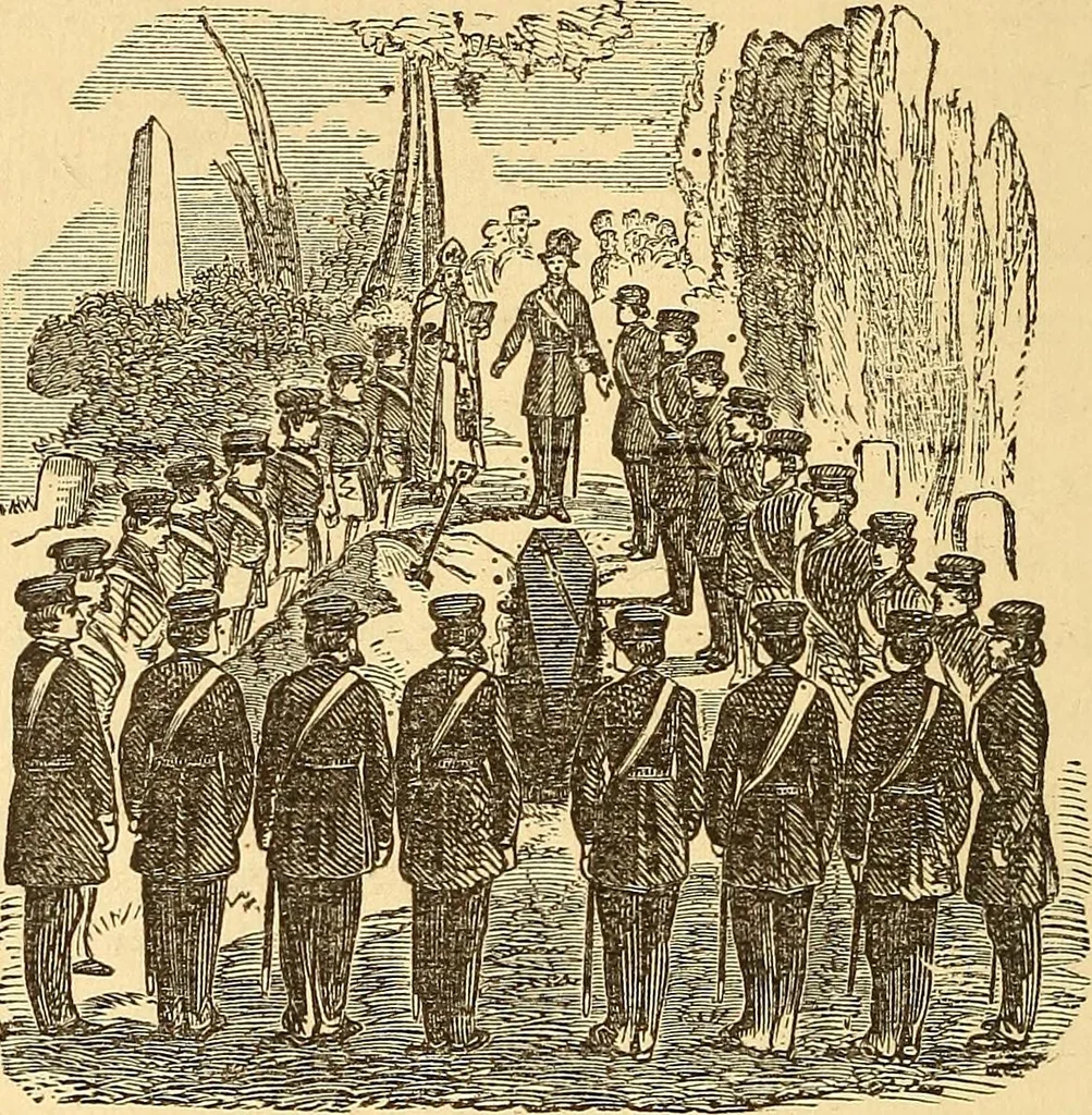 An illustration from Rituals of freemasonry: comprising the degrees of Entered apprentice, Fellow craft, and Master mason, in the lodge;, 1870, leaf 757