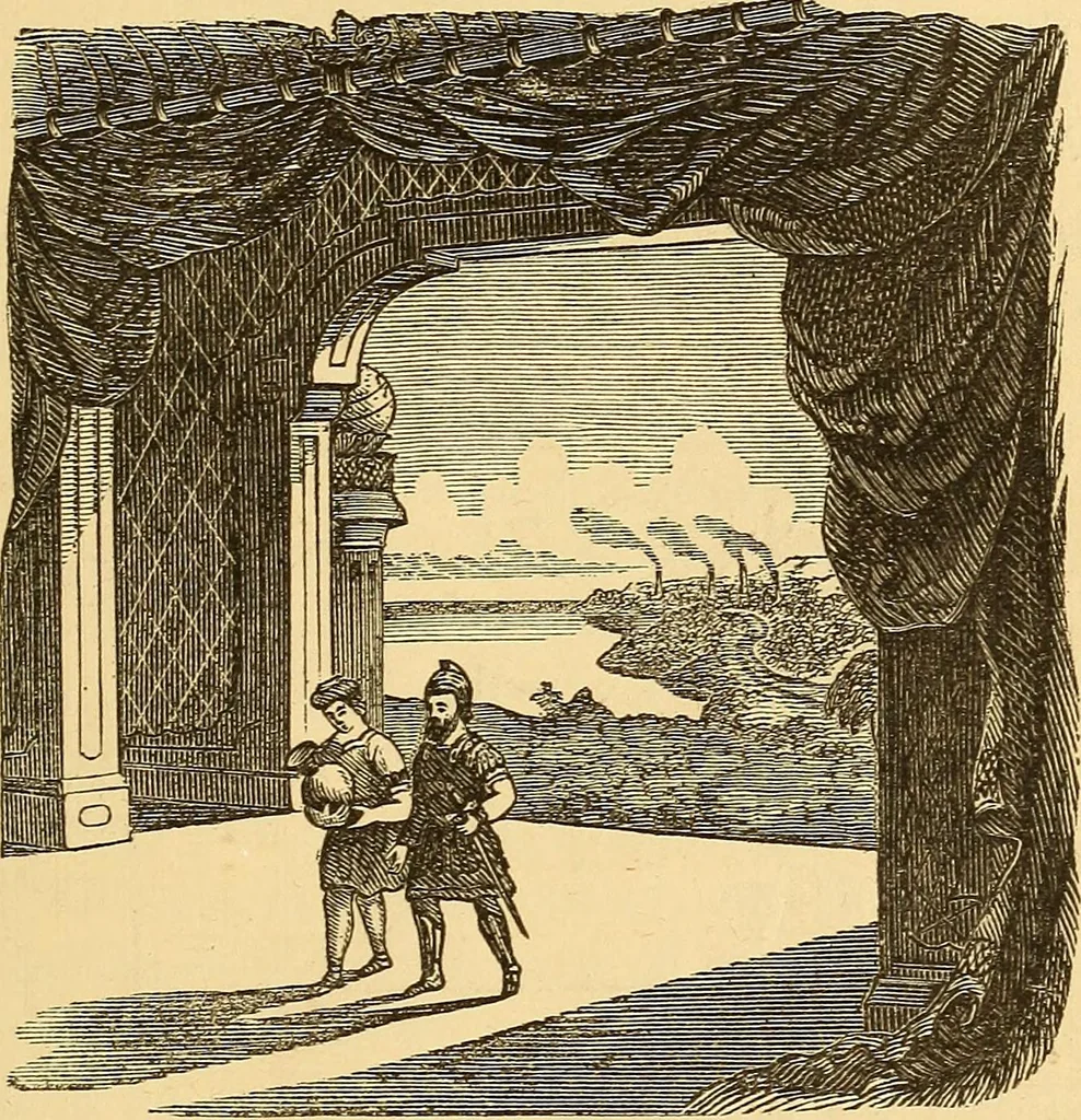 An illustration from Rituals of freemasonry: comprising the degrees of Entered apprentice, Fellow craft, and Master mason, in the lodge;, 1870, leaf 806