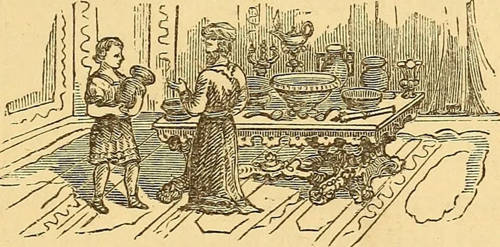 An illustration from Rituals of freemasonry: comprising the degrees of Entered apprentice, Fellow craft, and Master mason, in the lodge;, 1870, leaf 808