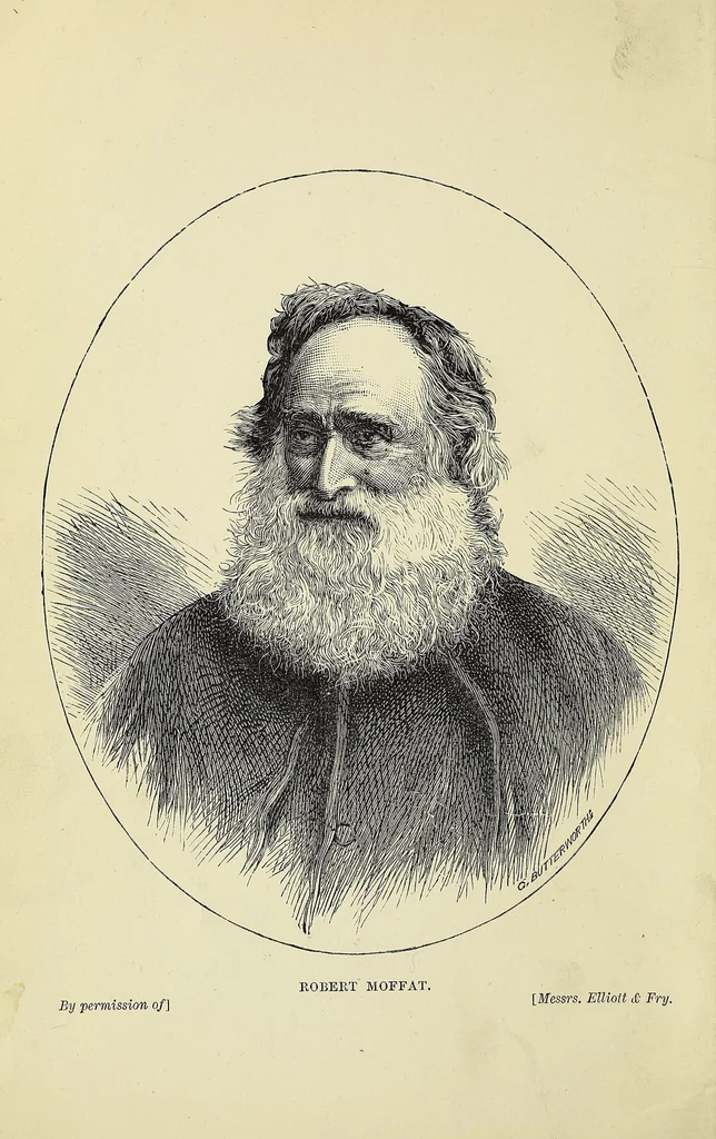 An illustration from Rivers of water in a dry place, or, From Africaner's kraal to Khama's city, 1885, leaf 6