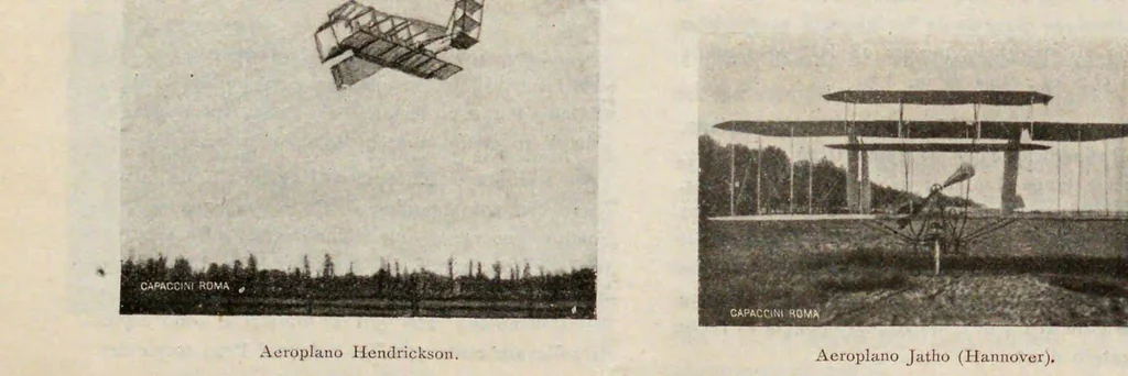 An illustration from Rivista tecnica di aeronautica e bollettino della Società aeronautica italiana, 1909, leaf 258