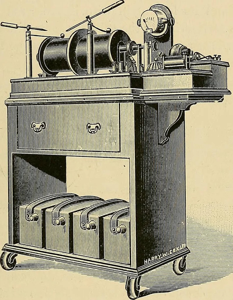An illustration from The Röntgen rays in medical work, 1907, leaf 112