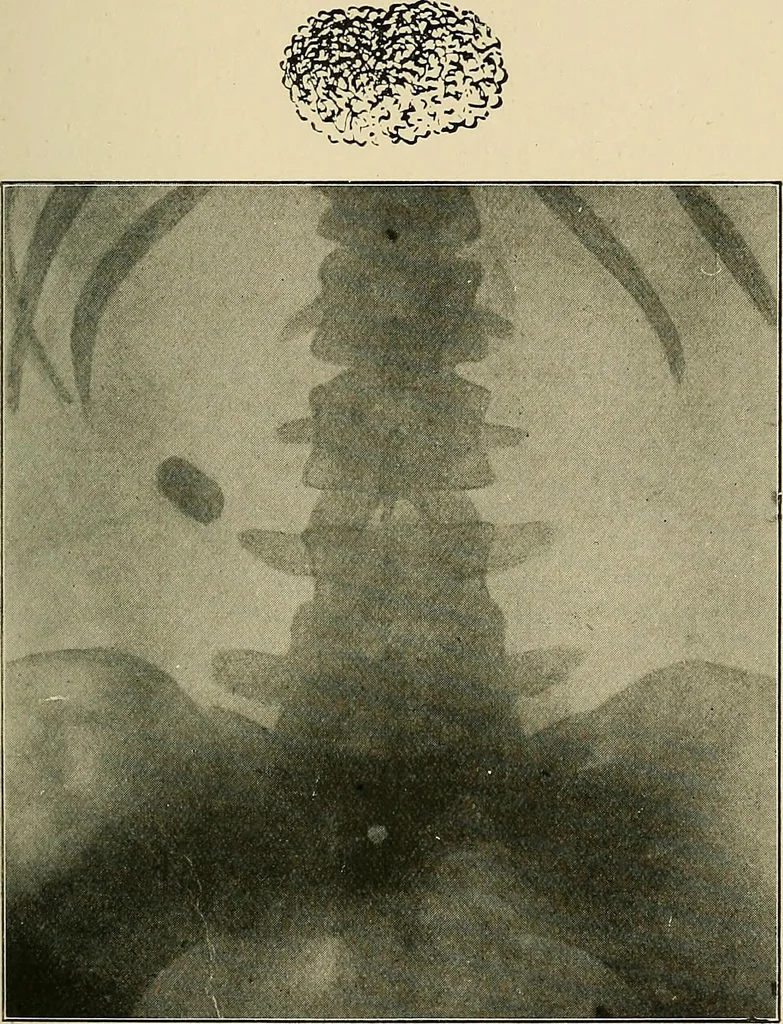 An illustration from The Röntgen rays in medical work, 1907, leaf 198