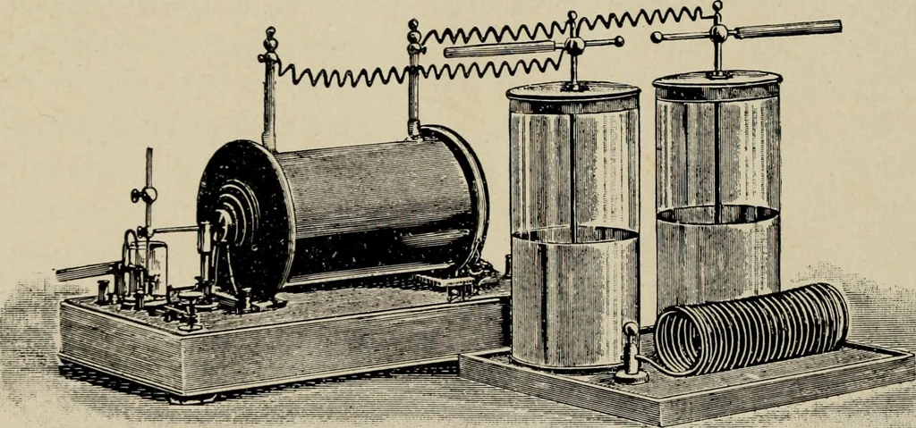 An illustration from Röntgentechniek : therapeutische beteekenis der "X" -stralen en der stoomen van hooge fréquentie, 1904, leaf 105