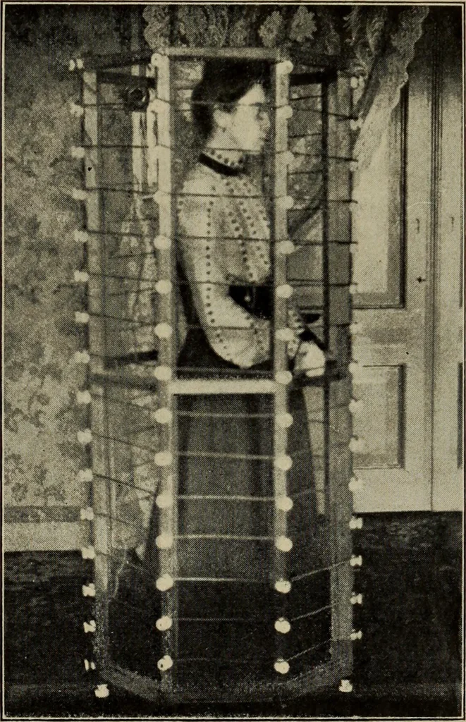 An illustration from Röntgentechniek : therapeutische beteekenis der "X" -stralen en der stoomen van hooge fréquentie, 1904, leaf 110