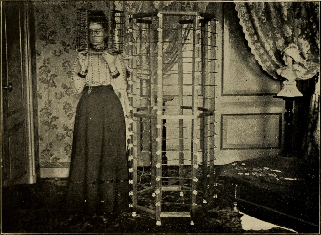 An illustration from Röntgentechniek : therapeutische beteekenis der "X" -stralen en der stoomen van hooge fréquentie, 1904, leaf 111