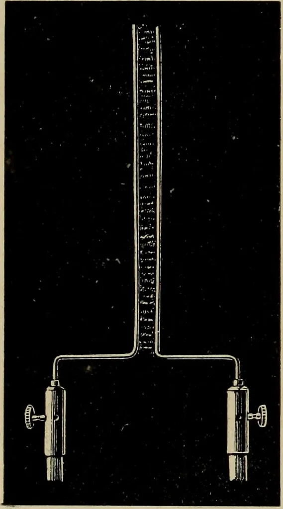 An illustration from Röntgentechniek : therapeutische beteekenis der "X" -stralen en der stoomen van hooge fréquentie, 1904, leaf 114
