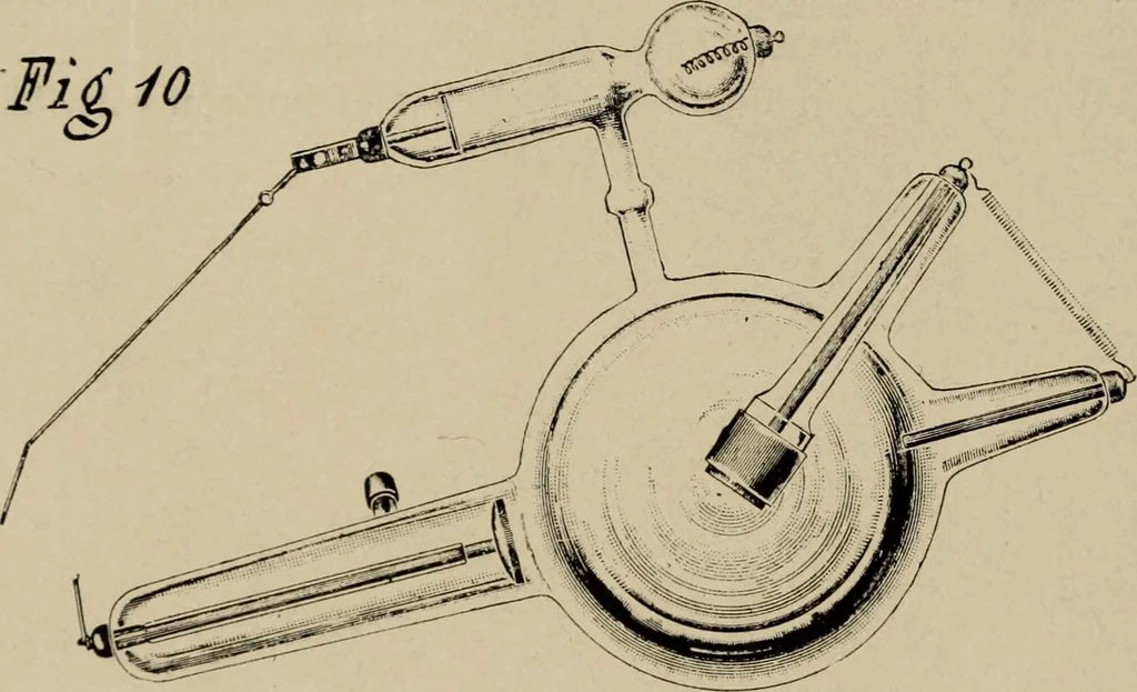 An illustration from Röntgentechniek : therapeutische beteekenis der "X" -stralen en der stoomen van hooge fréquentie, 1904, leaf 39