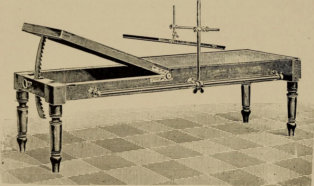 An illustration from Röntgentechniek : therapeutische beteekenis der "X" -stralen en der stoomen van hooge fréquentie, 1904, leaf 63