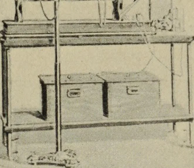 An illustration from Röntgentechniek : therapeutische beteekenis der "X" -stralen en der stoomen van hooge fréquentie, 1904, leaf 68