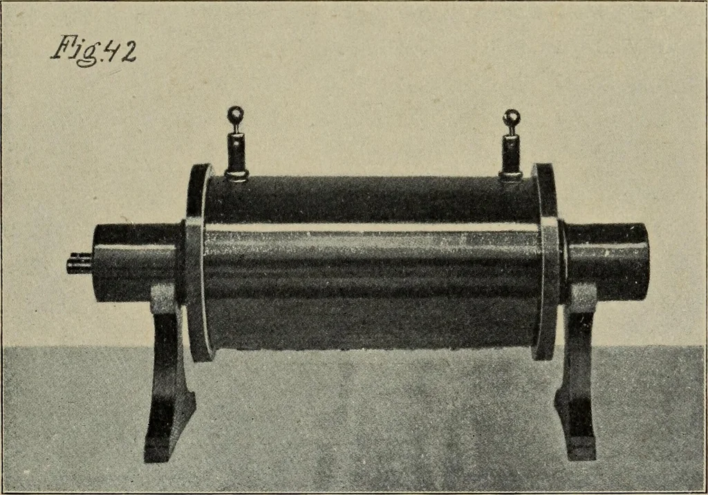 An illustration from Röntgentechniek : therapeutische beteekenis der "X" -stralen en der stoomen van hooge fréquentie, 1904, leaf 74