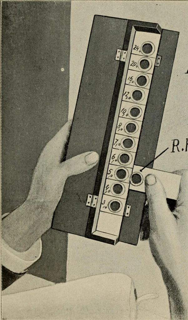 An illustration from Röntgentechniek : therapeutische beteekenis der "X" -stralen en der stoomen van hooge fréquentie, 1904, leaf 93