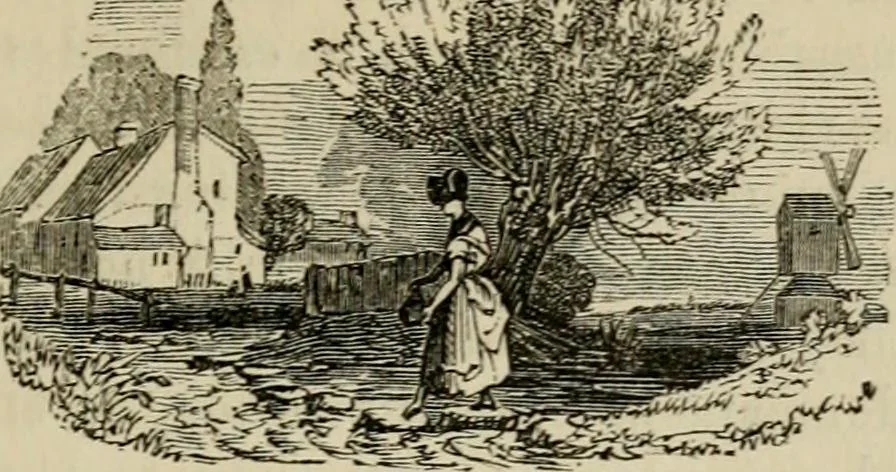 An illustration from The roads and railroads, vehicles, and modes of travelling, of ancient and modern countries; with accounts of bridges, tunnels, and canals, in various parts of the world .., 1839, leaf 106