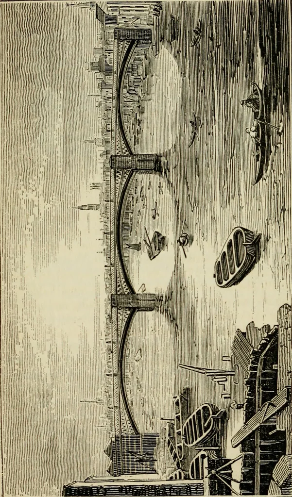 An illustration from The roads and railroads, vehicles, and modes of travelling, of ancient and modern countries; with accounts of bridges, tunnels, and canals, in various parts of the world .., 1839, leaf 131