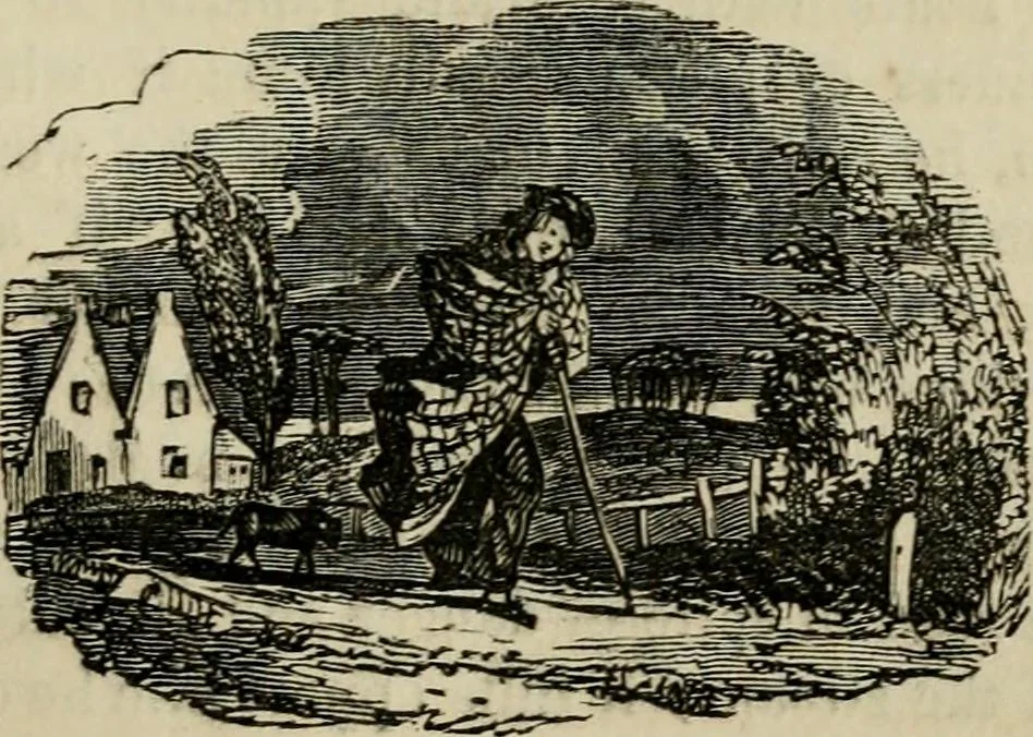 An illustration from The roads and railroads, vehicles, and modes of travelling, of ancient and modern countries; with accounts of bridges, tunnels, and canals, in various parts of the world .., 1839, leaf 200