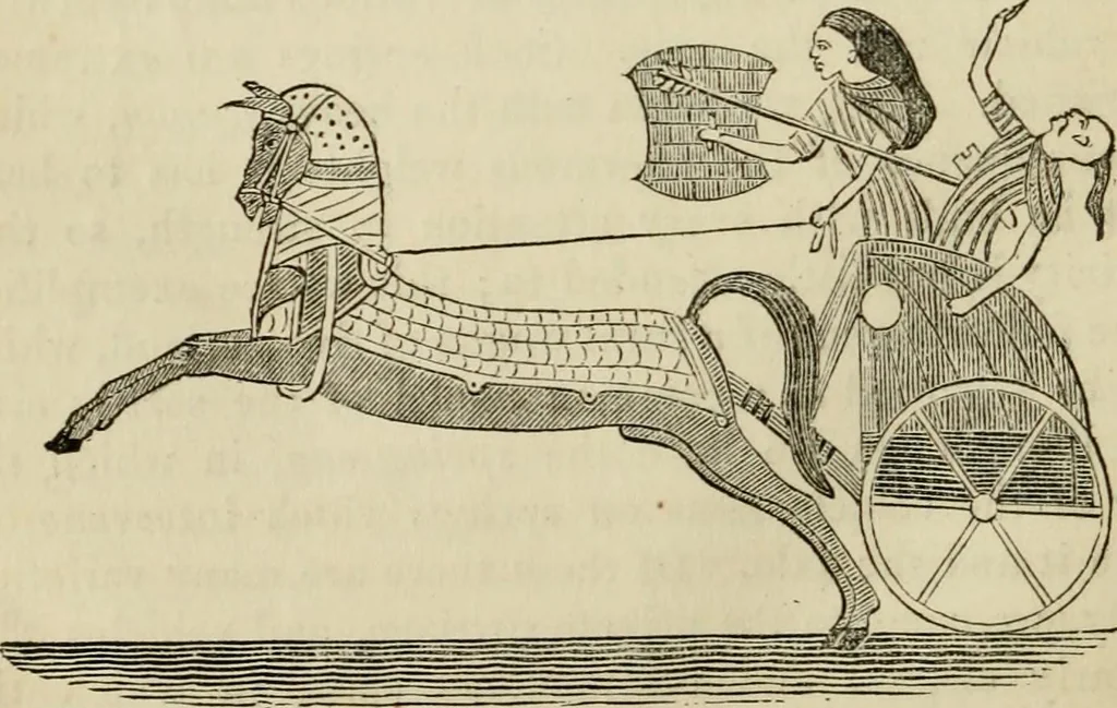 An illustration from The roads and railroads, vehicles, and modes of travelling, of ancient and modern countries; with accounts of bridges, tunnels, and canals, in various parts of the world .., 1839, leaf 247