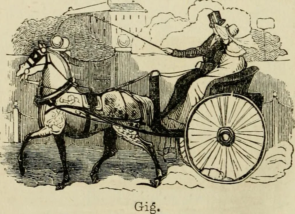 An illustration from The roads and railroads, vehicles, and modes of travelling, of ancient and modern countries; with accounts of bridges, tunnels, and canals, in various parts of the world .., 1839, leaf 259